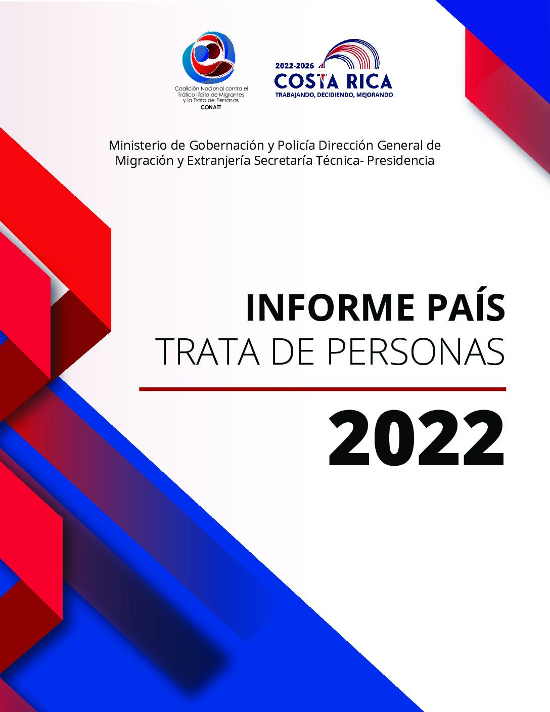 Informe Trata de Personas Costa Rica 2022