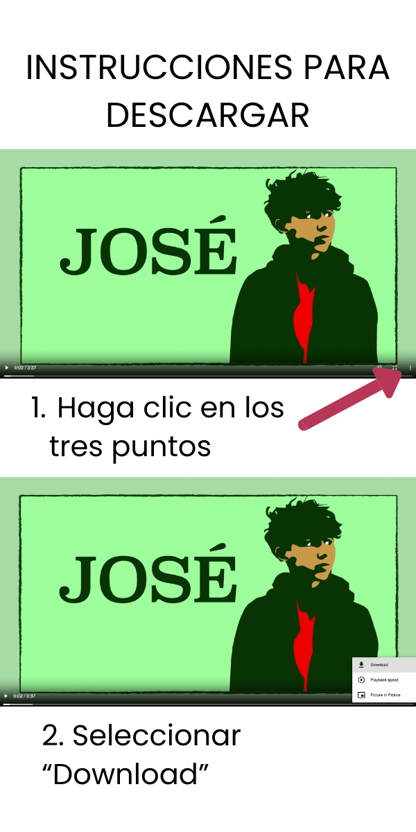 instrucciones para descargar